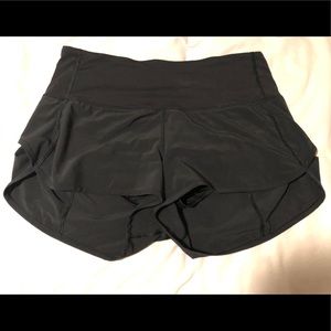 High Rise Lululemon Shorts Size 10